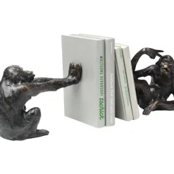 KARE Design Deko & Geschenkartikel-Buchstutze Monkey (2/Set)