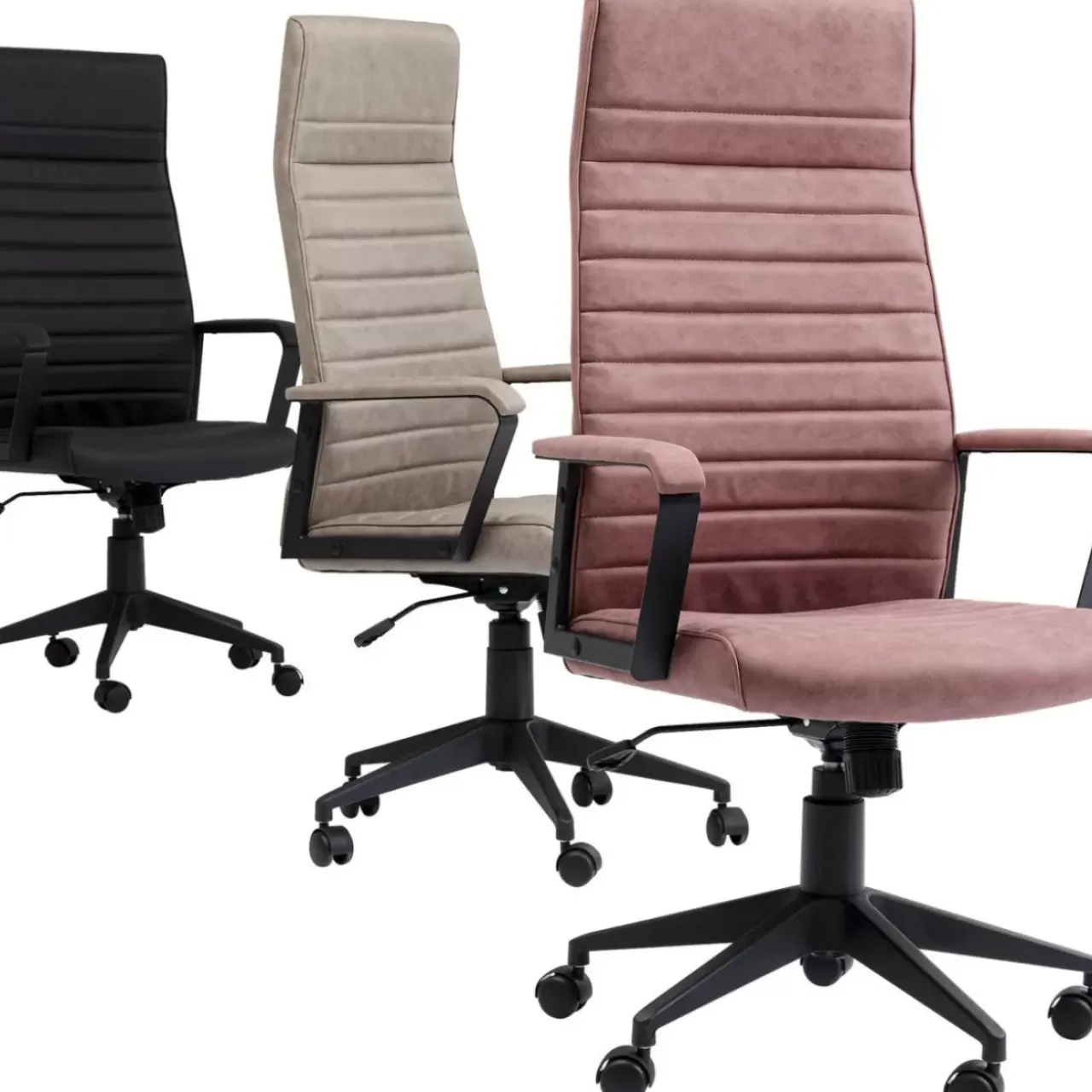 KARE Design Stühle-Burodrehstuhl Labora High Schwarz