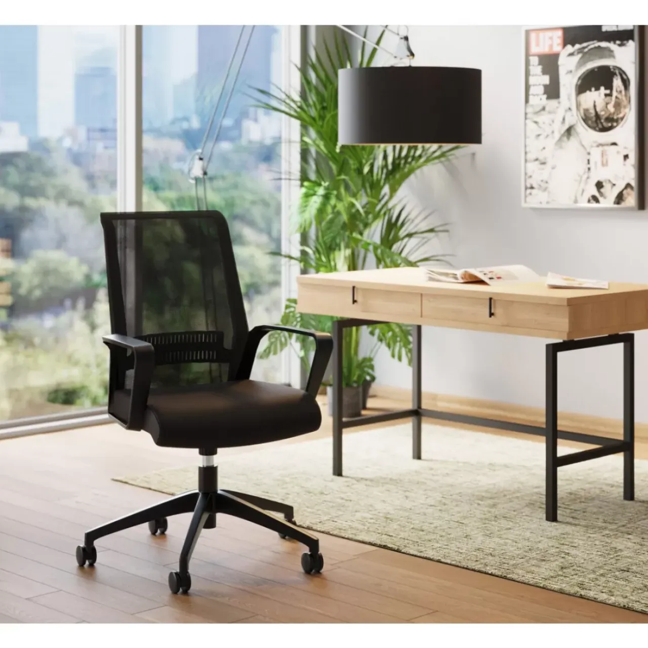 KARE Design Stühle-Burodrehstuhl Max Schwarz