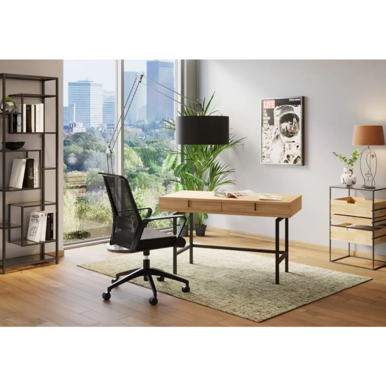 KARE Design Stühle-Burodrehstuhl Max Schwarz