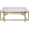 KARE Design Tische-Couchtisch Clara Gold 120X120