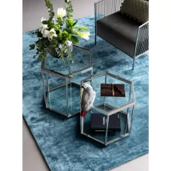 KARE Design Tische-Couchtisch Comb Silber 45