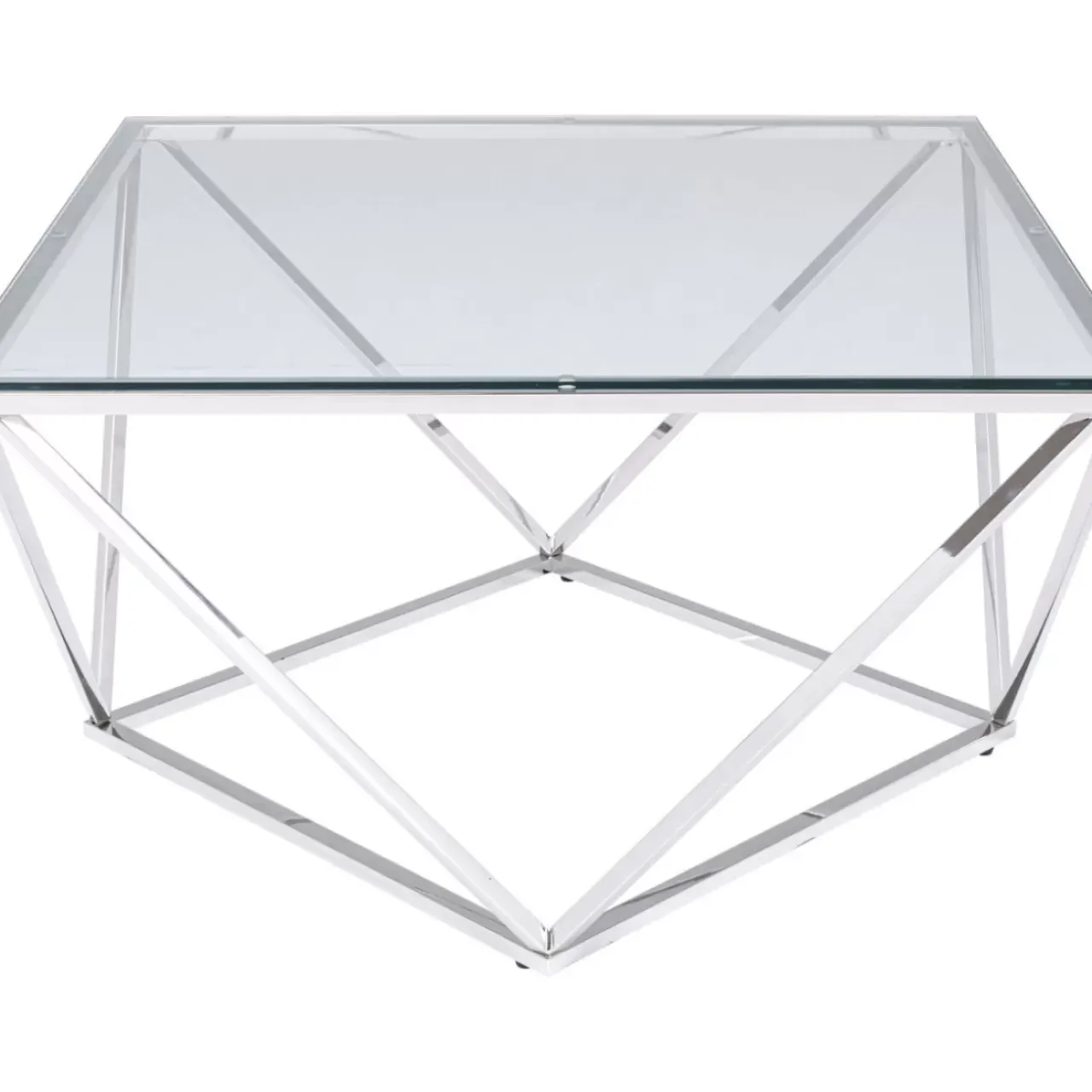 KARE Design Tische-Couchtisch Cristallo 80X80