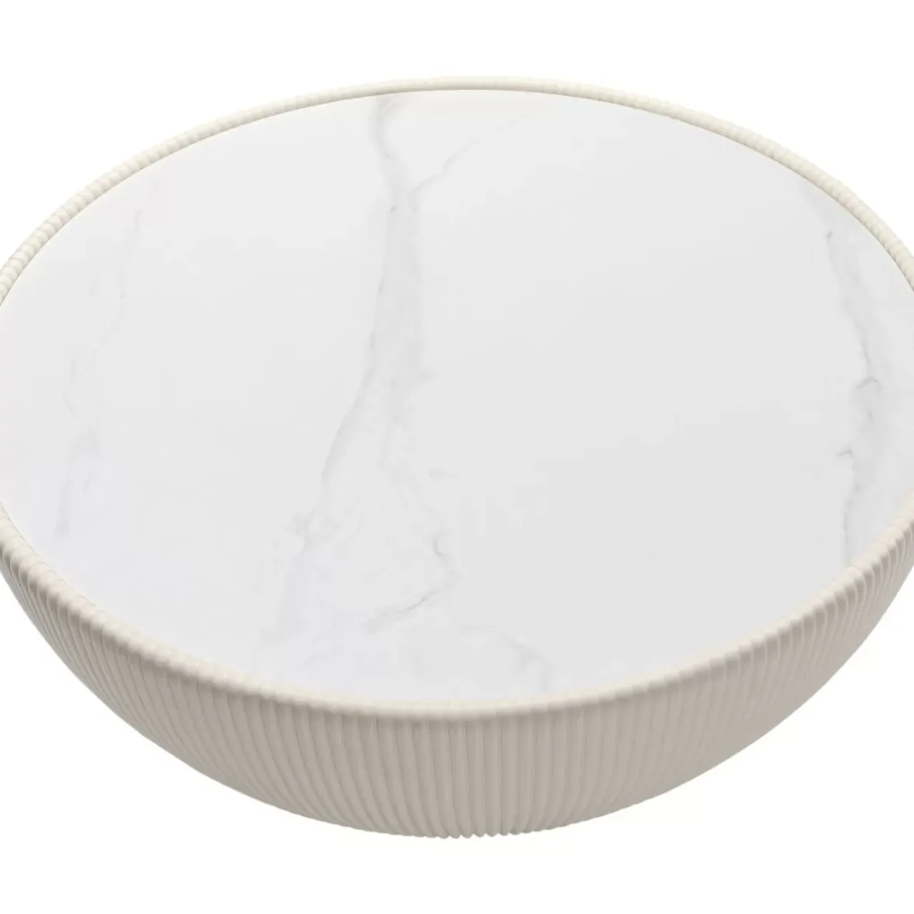 KARE Design Tische-Couchtisch Endless Vegas Weis O71Cm