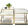 KARE Design Tische-Couchtisch Luigi Gold (4/Set)
