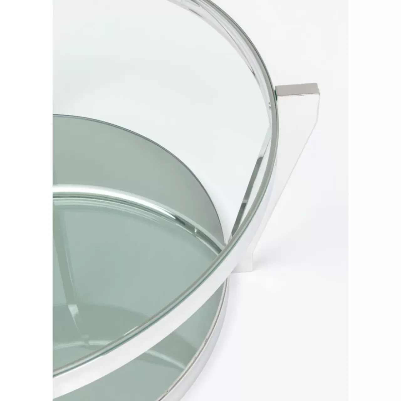 KARE Design Tische-Couchtisch Monocolo Silber O90