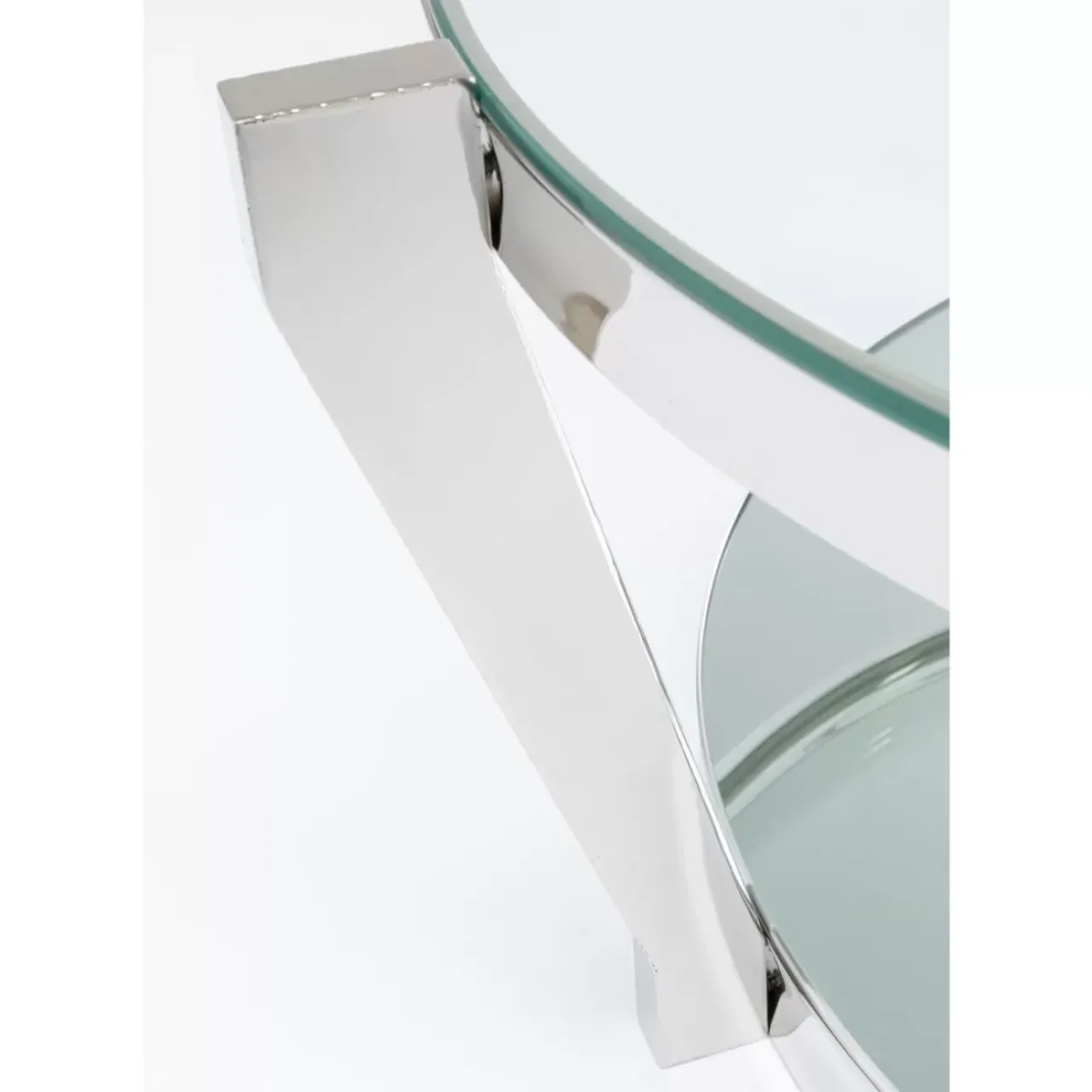 KARE Design Tische-Couchtisch Monocolo Silber O90