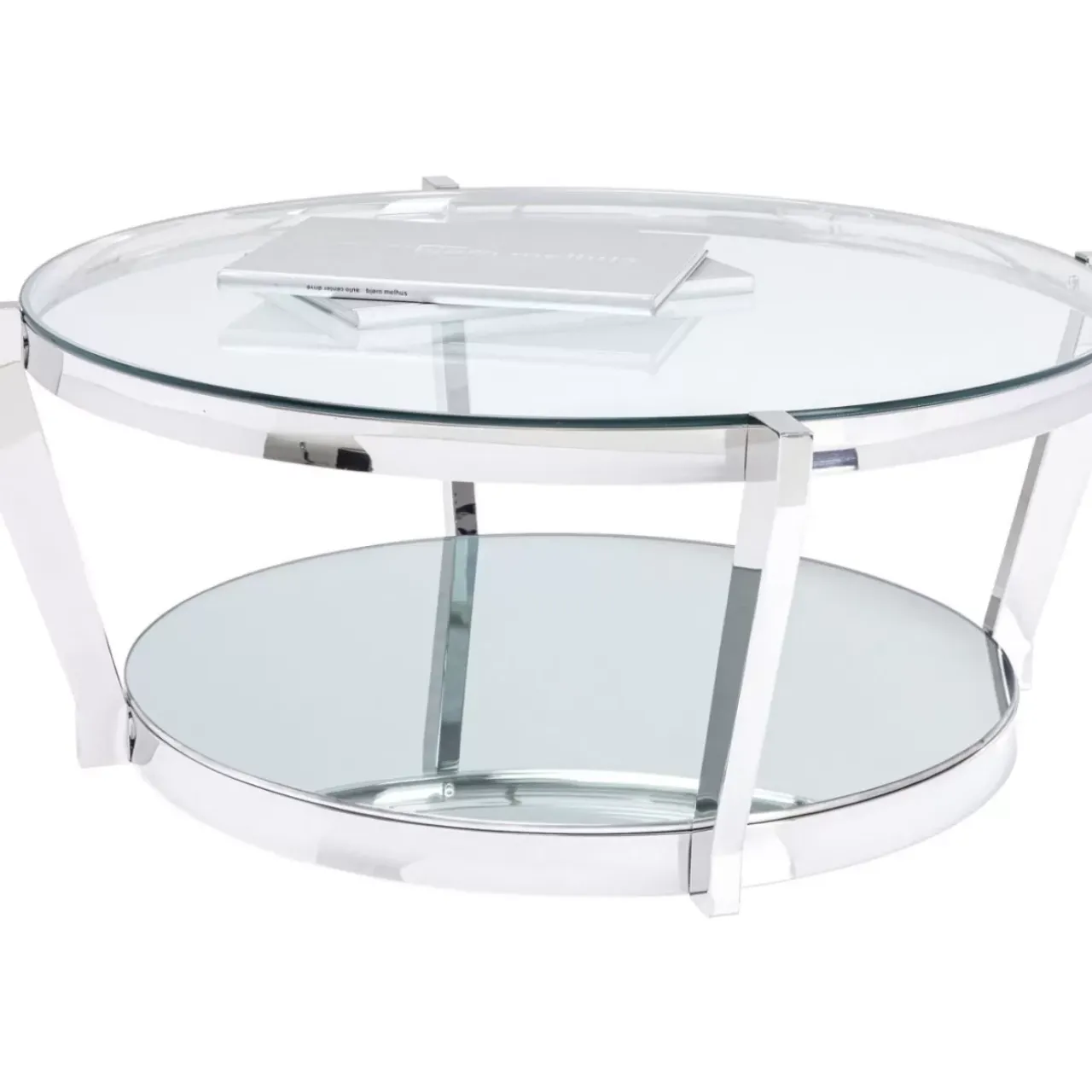 KARE Design Tische-Couchtisch Monocolo Silber O90