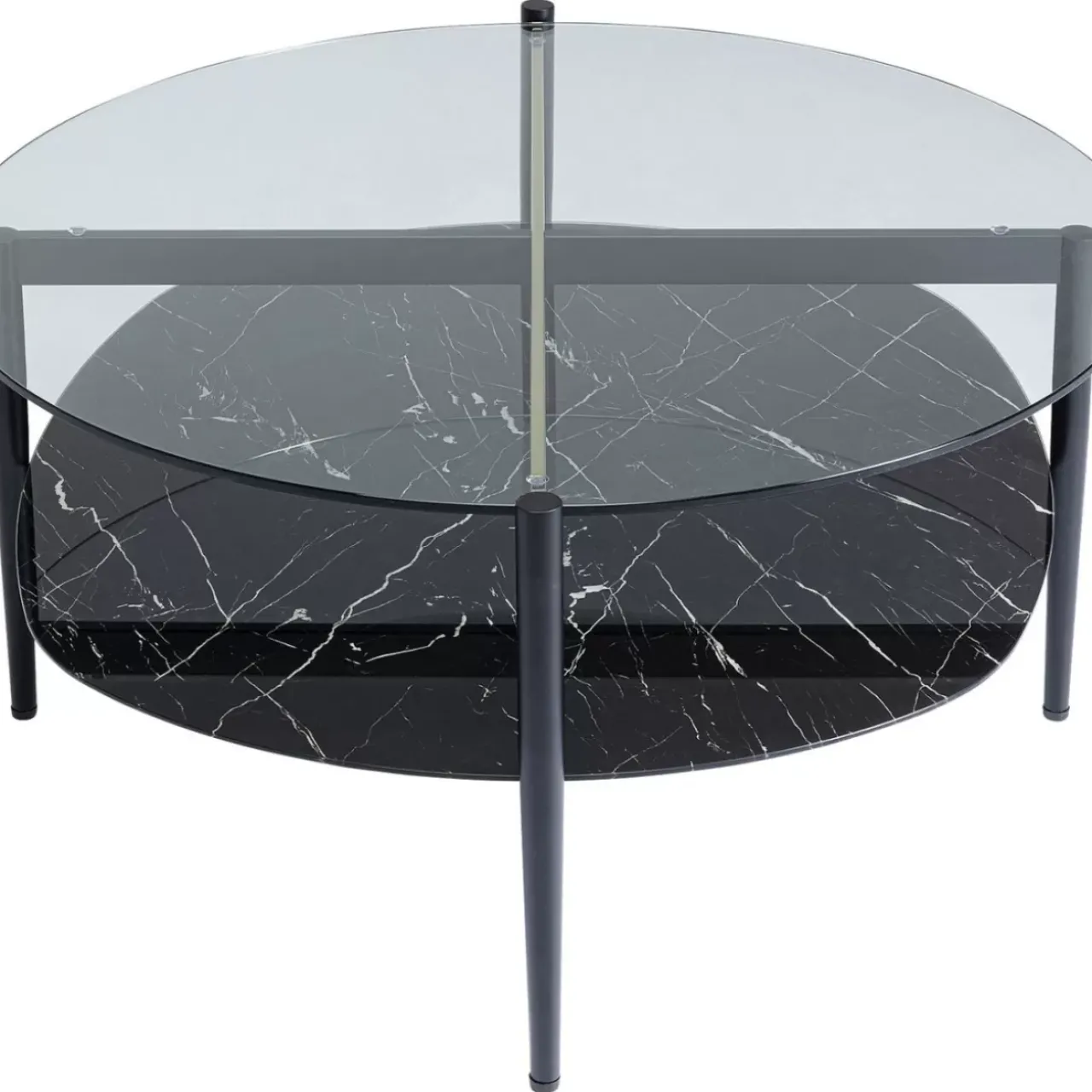 KARE Design Tische-Couchtisch Noblesse Oval 97X91