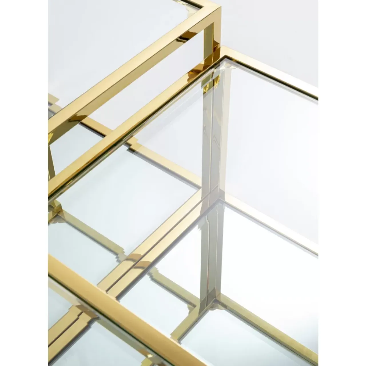 KARE Design Tische-Couchtisch Orion Gold (4/Set)