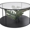 KARE Design Tische-Couchtisch Palms Schwarz O80Cm
