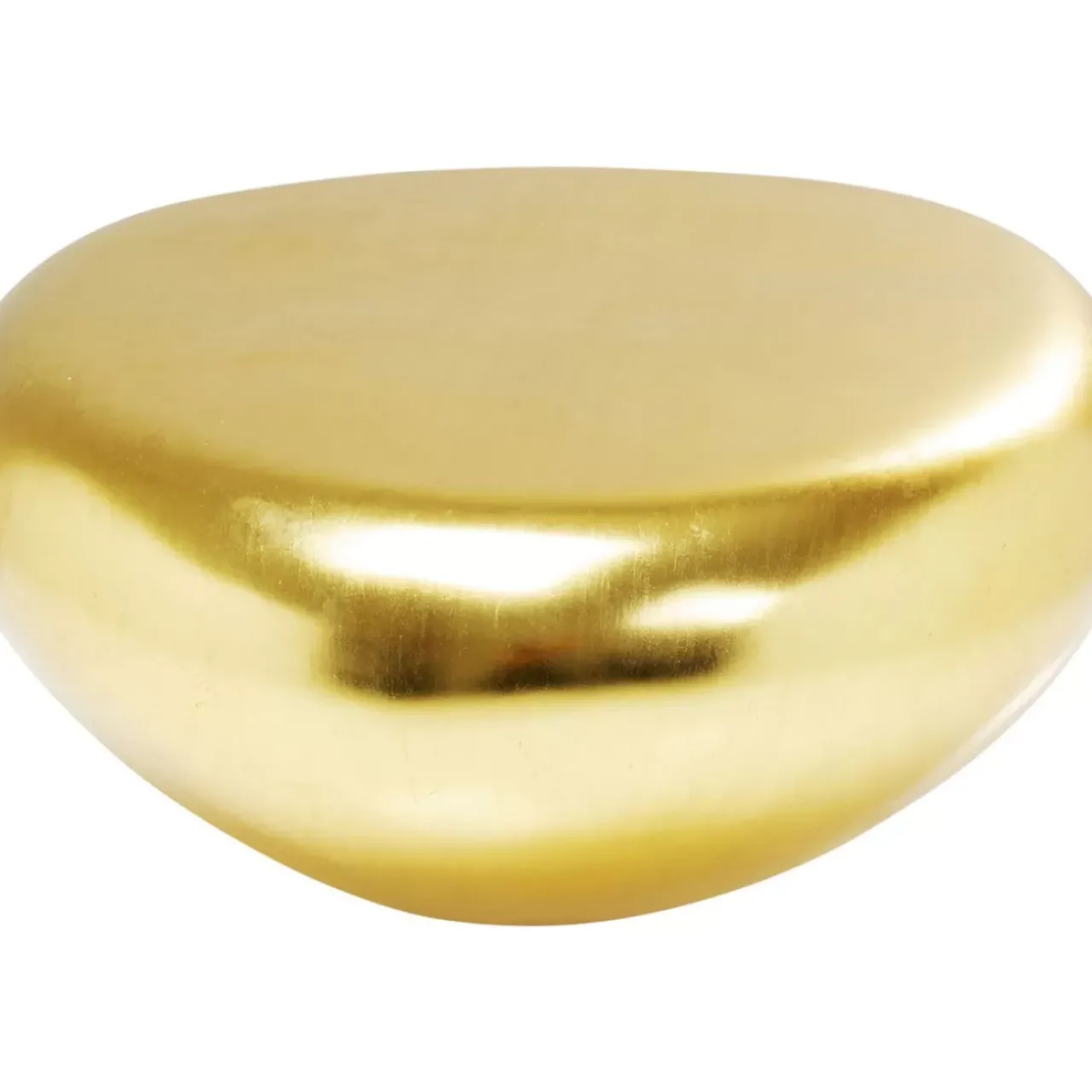 KARE Design Tische-Couchtisch Pebble Gold 122X96