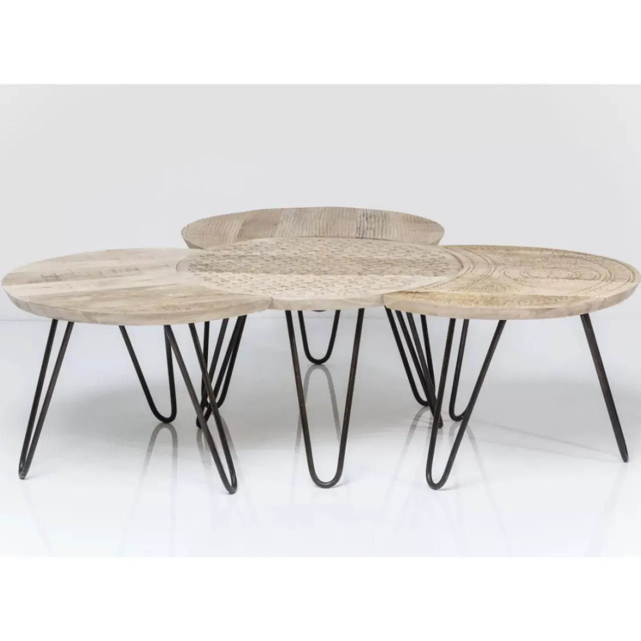 KARE Design Tische-Couchtisch Puro (4/Set)