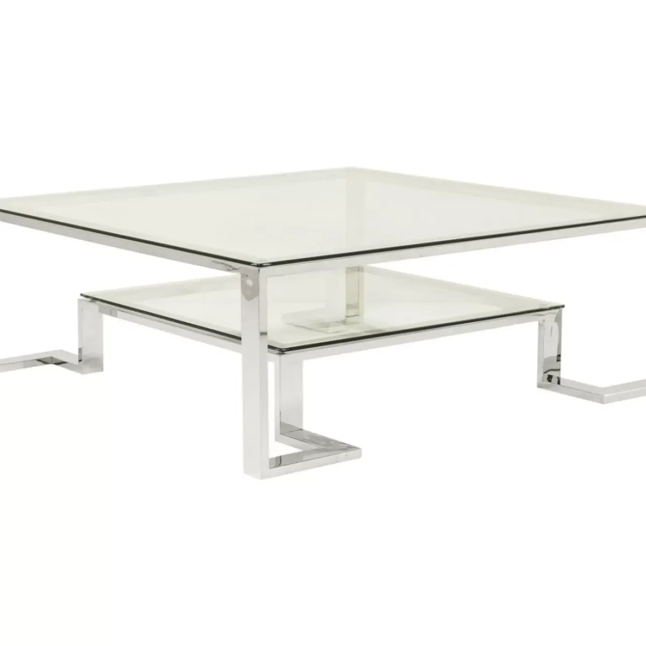 KARE Design Tische-Couchtisch Silver Rush 120X120Cm
