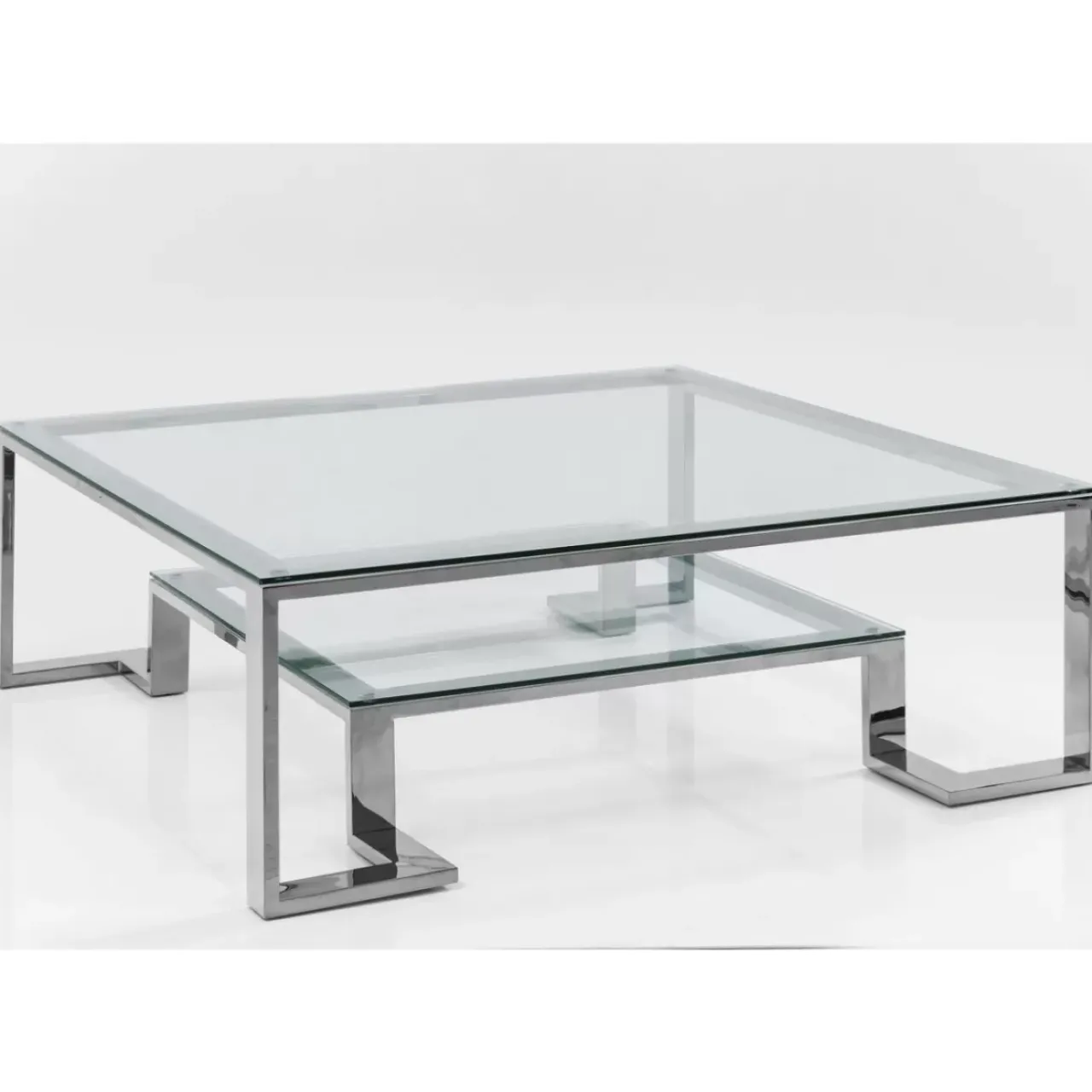 KARE Design Tische-Couchtisch Silver Rush 120X120Cm