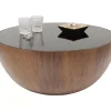KARE Design Tische-Couchtisch Tear Drops Walnuss O80Cm