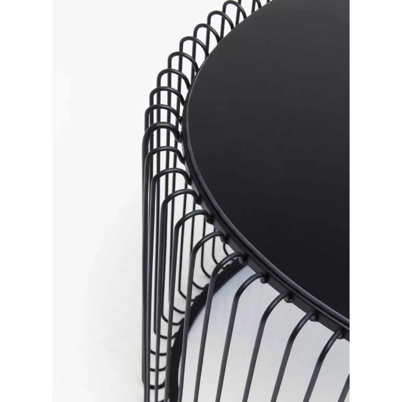 KARE Design Tische-Couchtisch Wire Uno Schwarz 60X90Cm