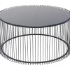 KARE Design Tische-Couchtisch Wire Uno Schwarz O80Cm