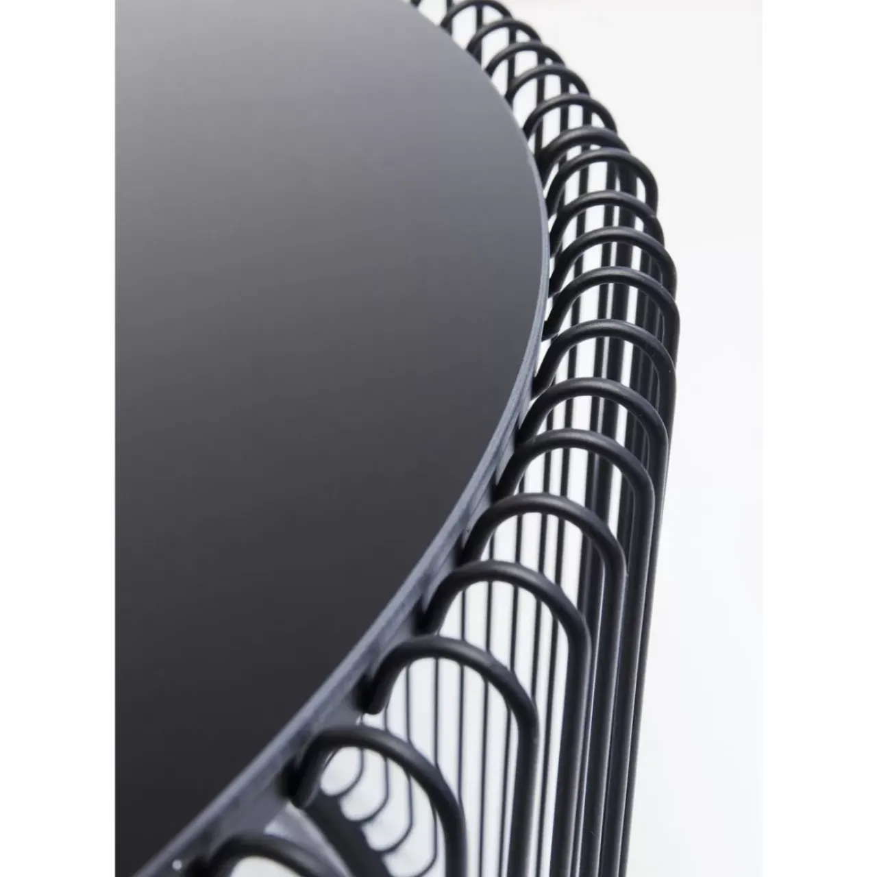 KARE Design Tische-Couchtisch Wire Uno Schwarz O80Cm