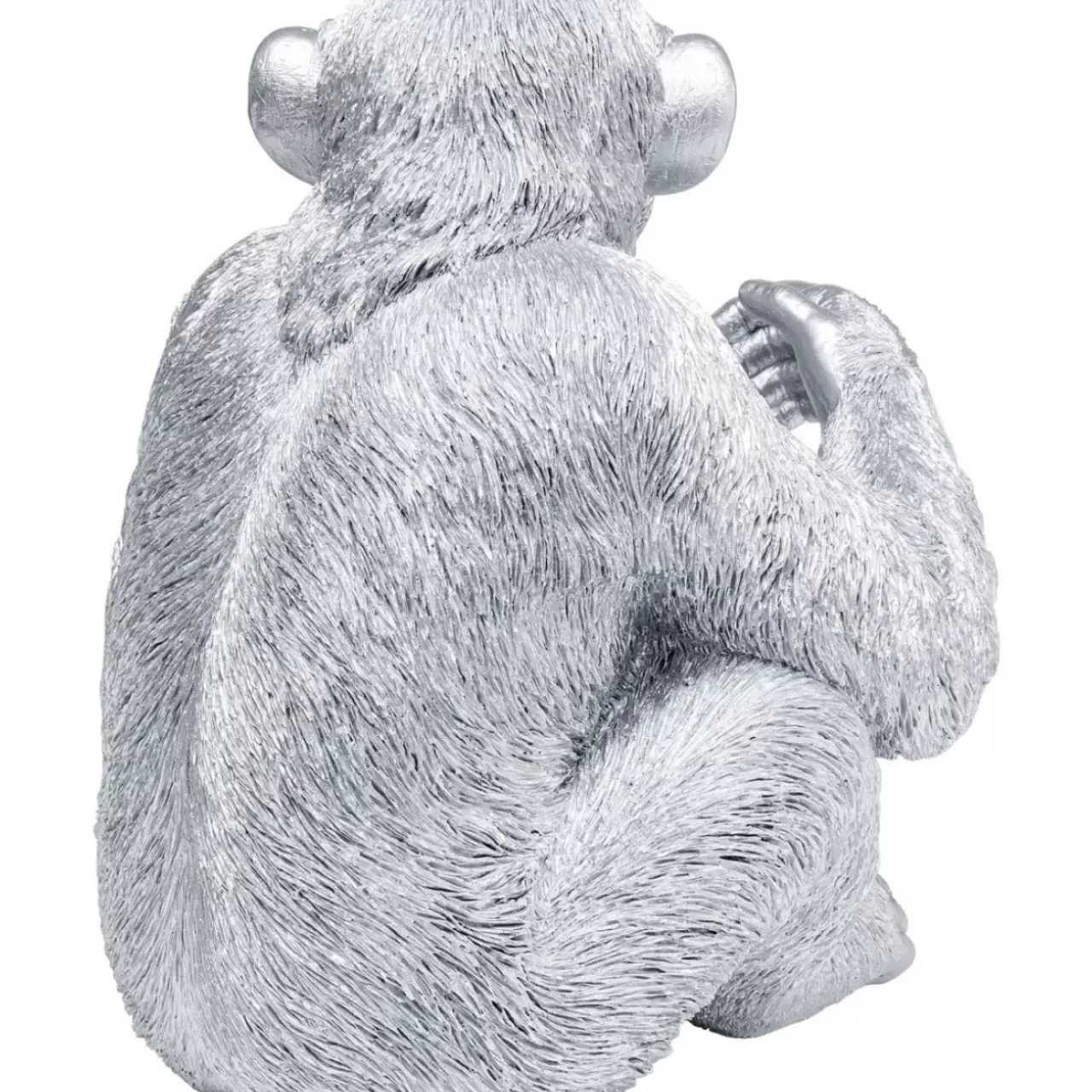 KARE Design Deko & Geschenkartikel-Deko Figur Baby Ape Silber 53