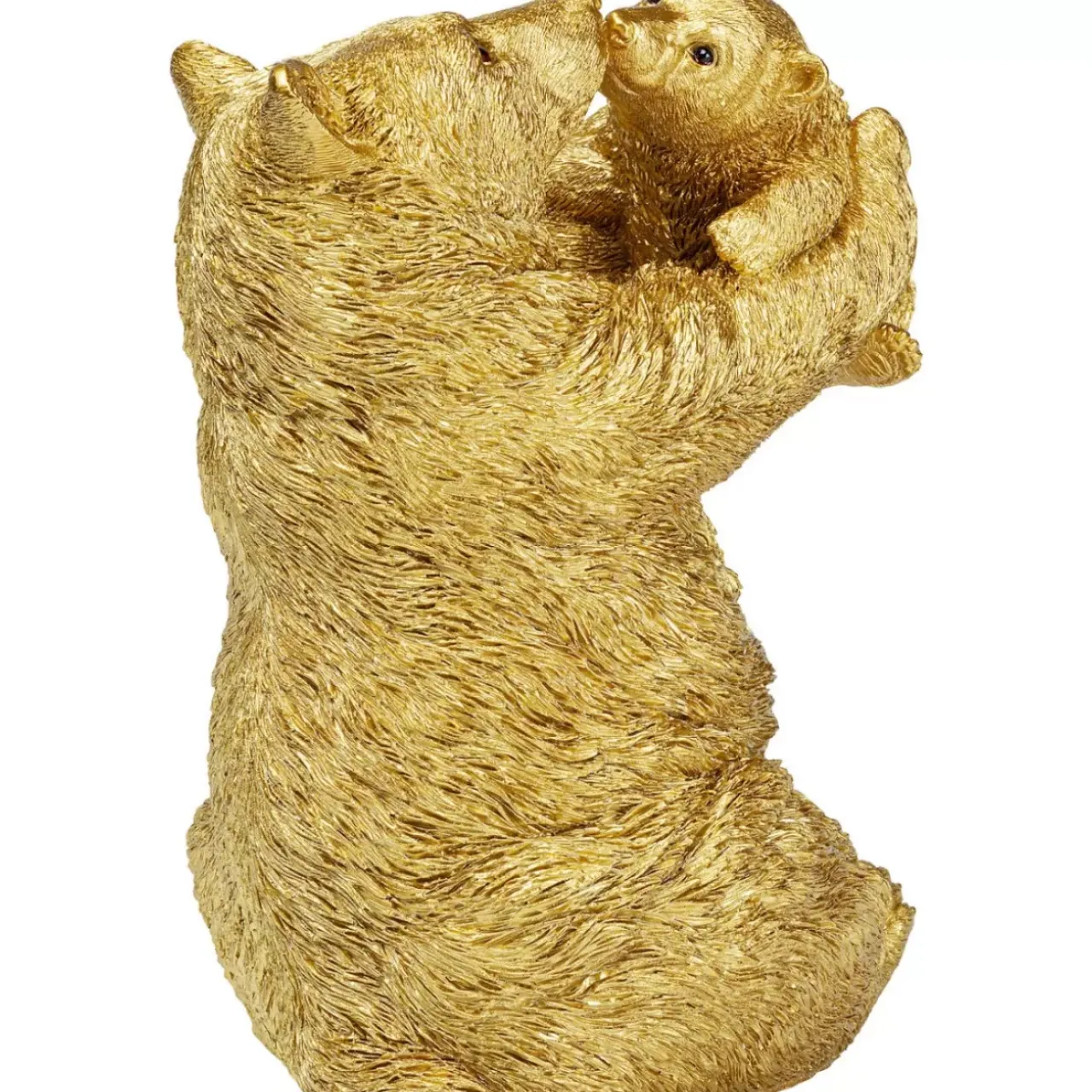KARE Design Deko & Geschenkartikel-Deko Figur Bear Lucky Mom Gold 27Cm