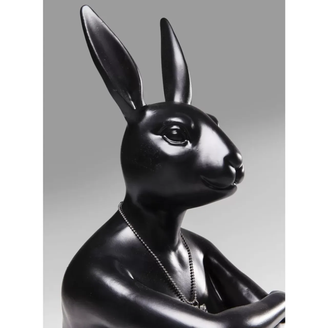 KARE Design Deko & Geschenkartikel-Deko Figur Gangster Rabbit Schwarz