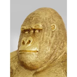KARE Design Deko & Geschenkartikel-Deko Figur Gorilla Gold Xl 180