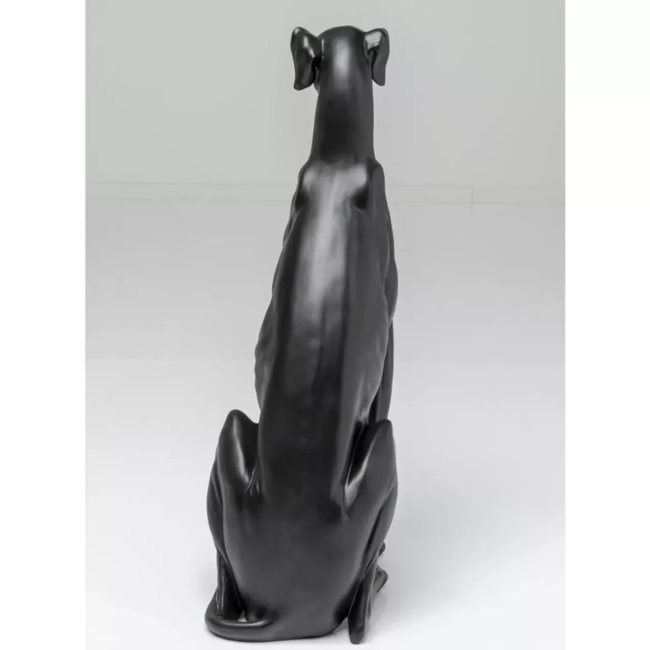 KARE Design Deko & Geschenkartikel-Deko Figur Greyhound Bruno Schwarz Matt 80Cm
