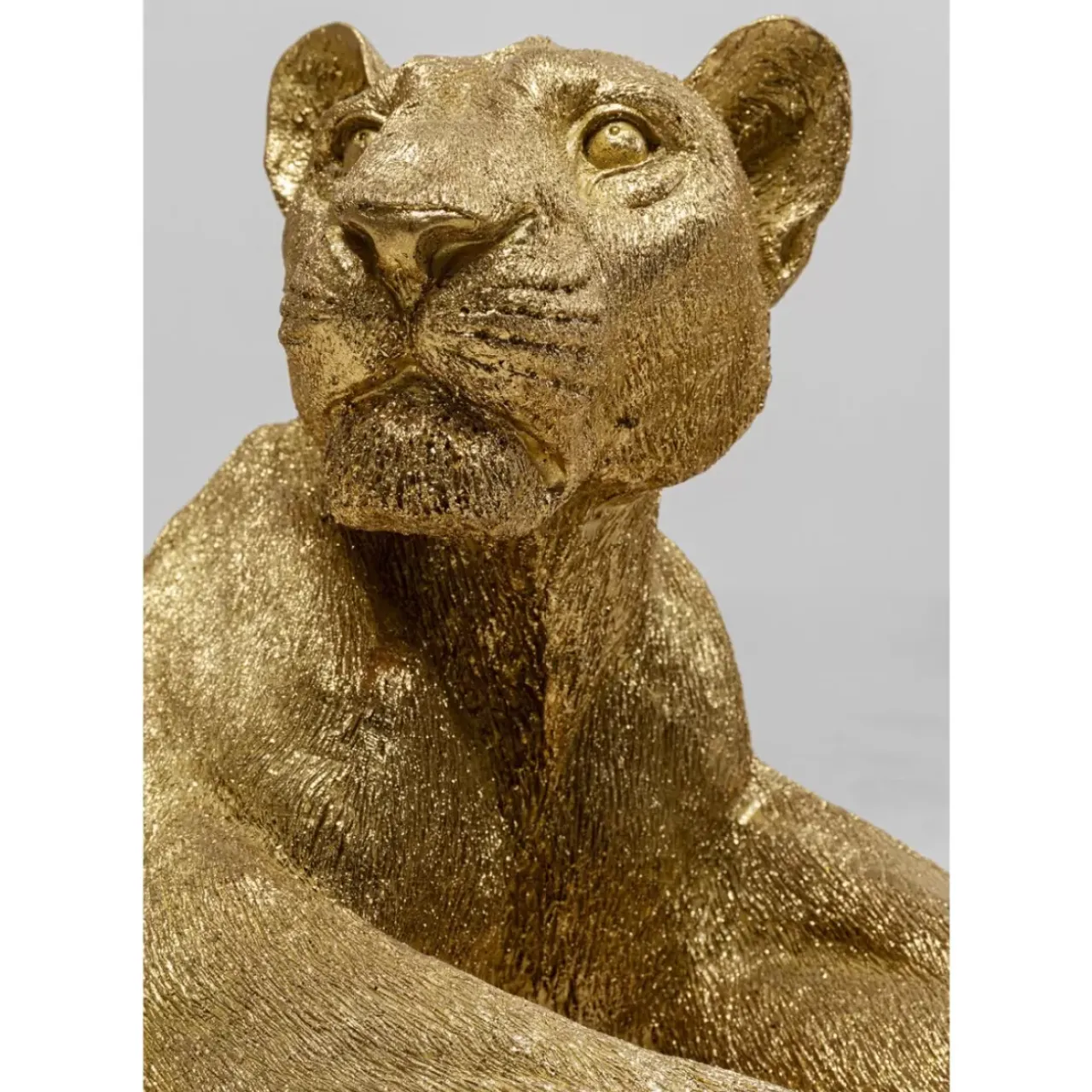 KARE Design Deko & Geschenkartikel-Deko Figur Lion Gold 80Cm