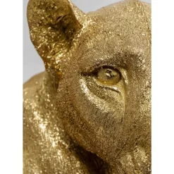 KARE Design Deko & Geschenkartikel-Deko Figur Lion Gold 80Cm