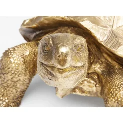 KARE Design Deko & Geschenkartikel-Deko Figur Turtle Gold Medium