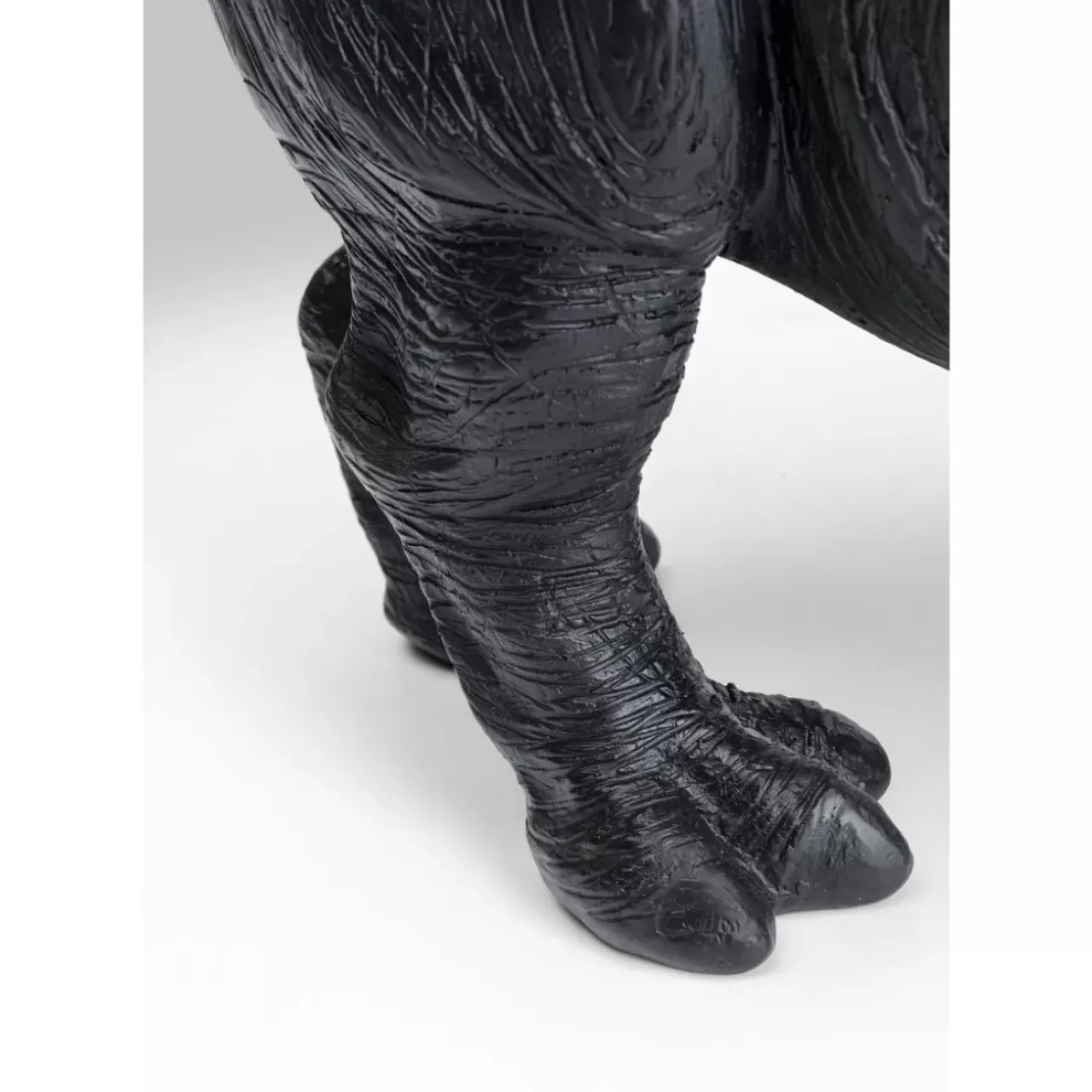 KARE Design Deko & Geschenkartikel-Deko Figur Walking Rhino Schwarz