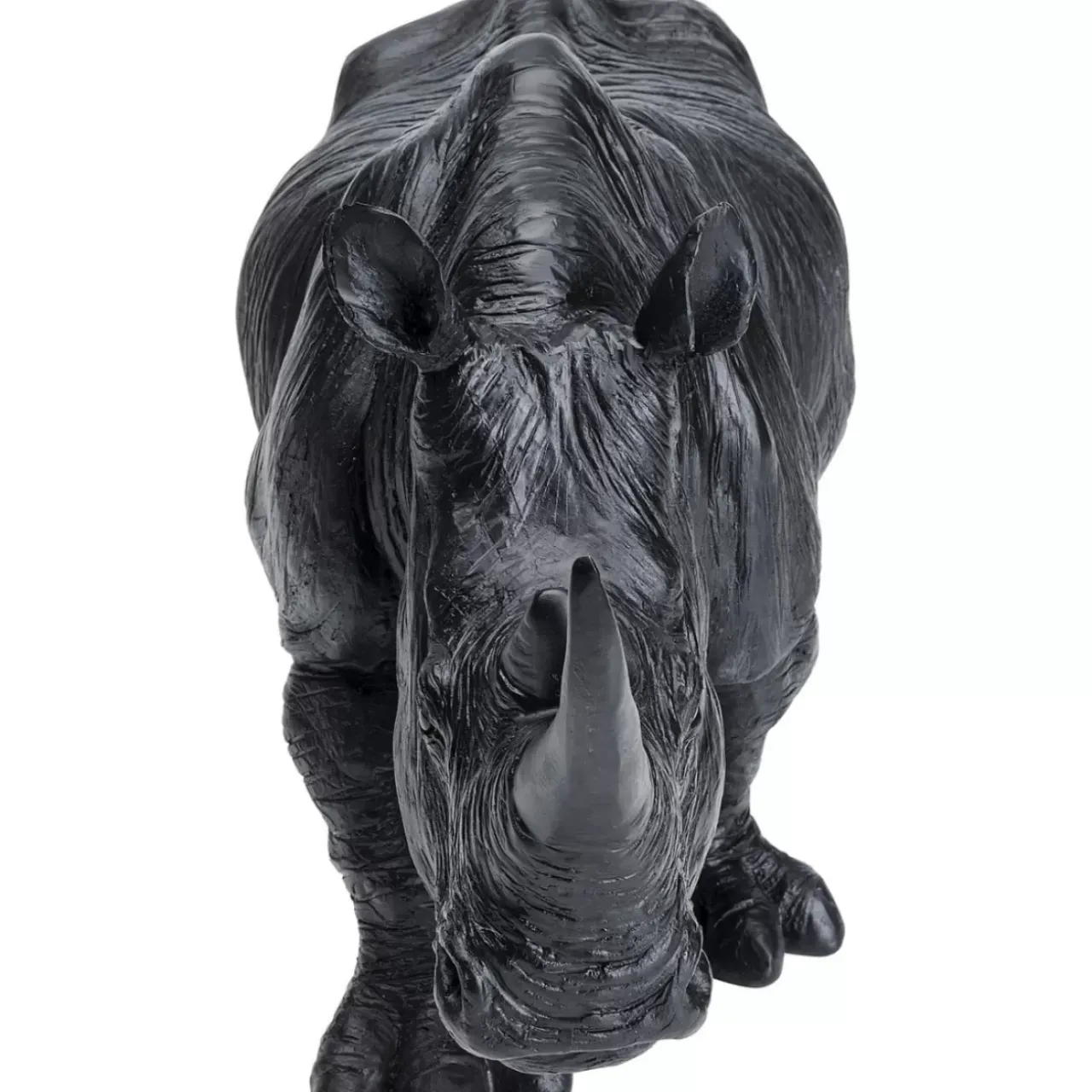 KARE Design Deko & Geschenkartikel-Deko Figur Walking Rhino Schwarz