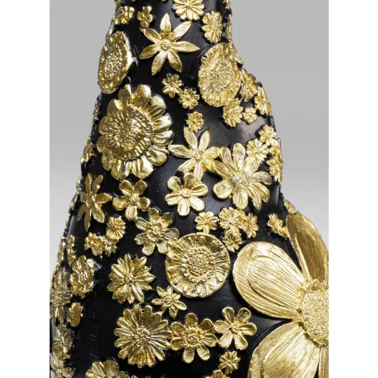 KARE Design Deko & Geschenkartikel-Deko Figur Zwerg Standing Schwarz Gold 46Cm