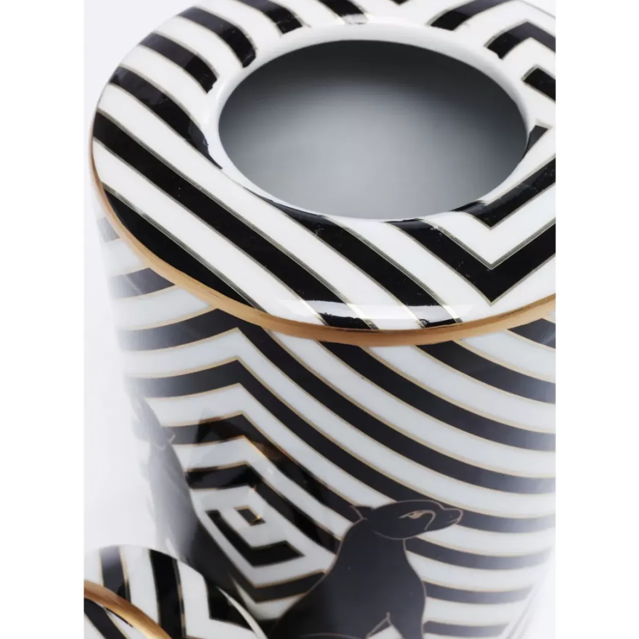 KARE Design Deko & Geschenkartikel-Deko Gefas Panther 25Cm