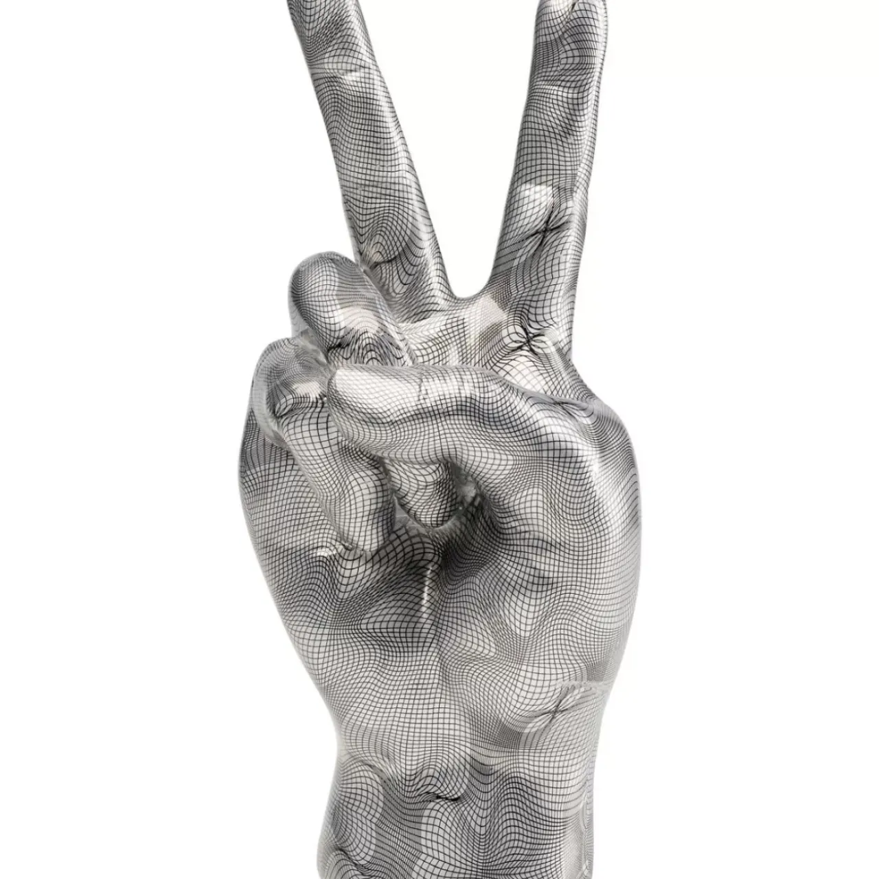 KARE Design Deko & Geschenkartikel-Deko Hand Victory Grau