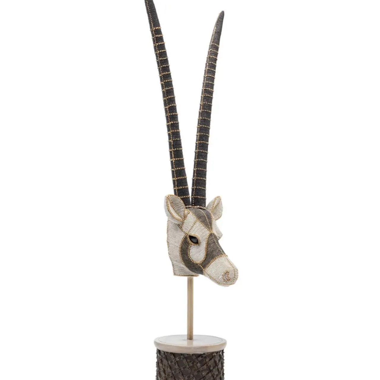 KARE Design Deko & Geschenkartikel-Deko Objekt Antelope Head Pearls 79
