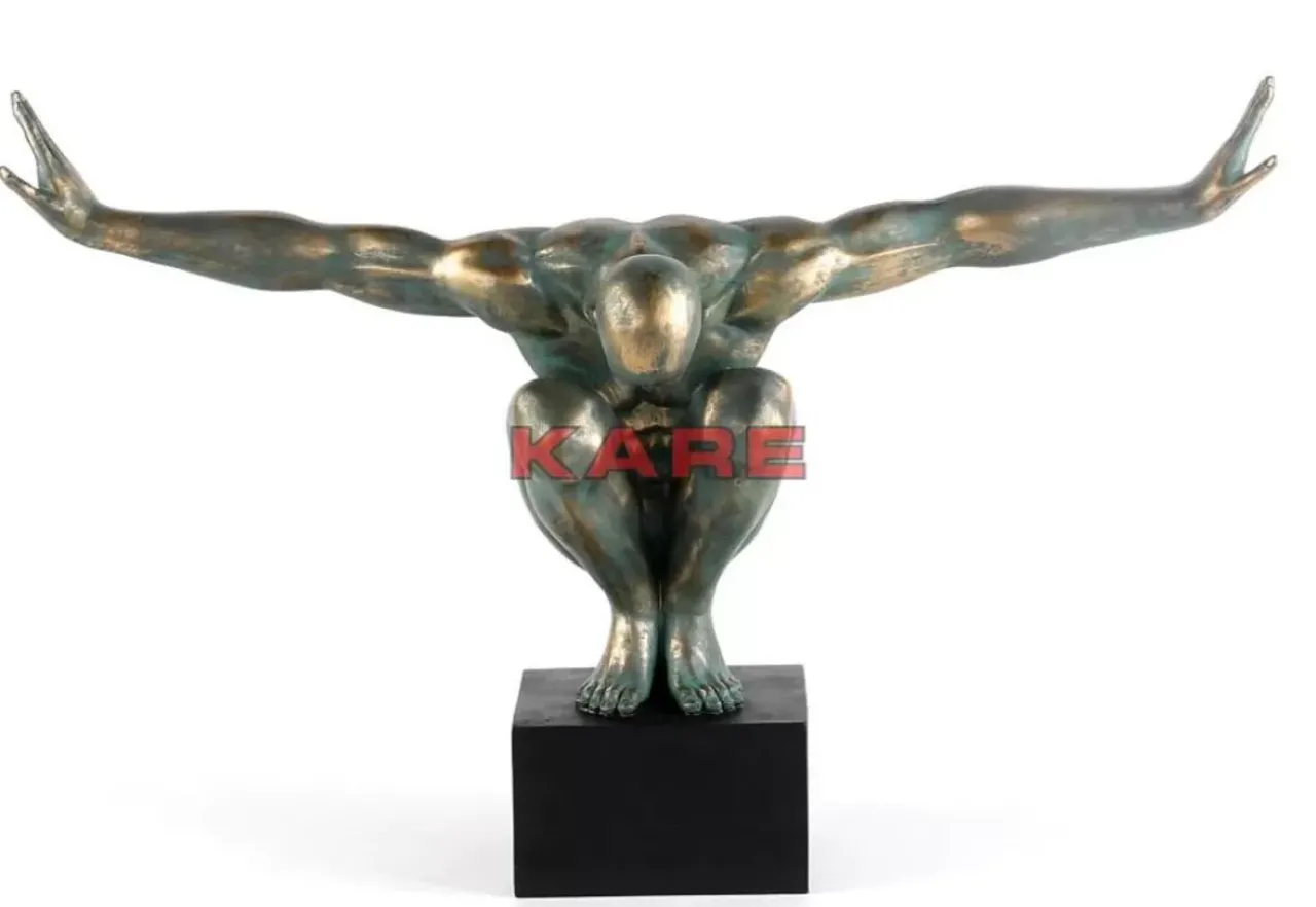 KARE Design Deko & Geschenkartikel-Deko Objekt Athlete Xl Antik Grun