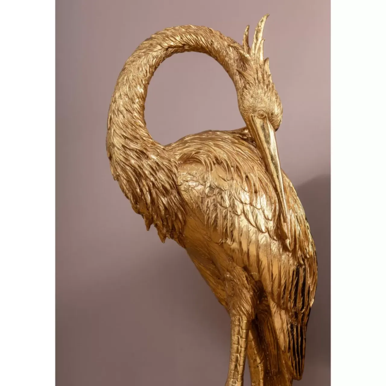 KARE Design Deko & Geschenkartikel-Deko Objekt Crane Gold