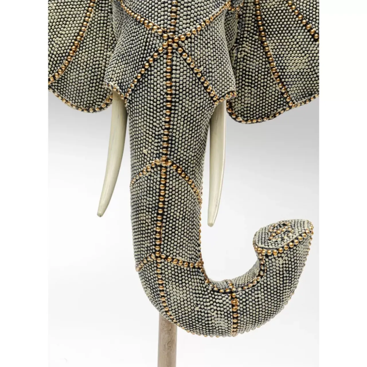KARE Design Deko & Geschenkartikel-Deko Objekt Elephant Head Pearls 49Cm