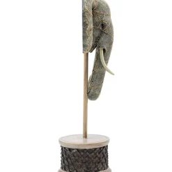 KARE Design Deko & Geschenkartikel-Deko Objekt Elephant Head Pearls 49Cm