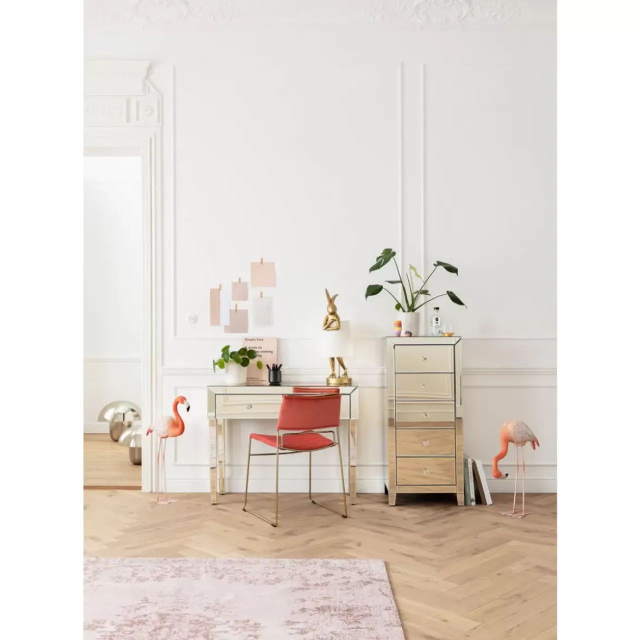 KARE Design Deko & Geschenkartikel-Deko Objekt Flamingo Road 75Cm