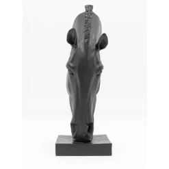 KARE Design Deko & Geschenkartikel-Deko Objekt Horse Face Schwarz 57Cm