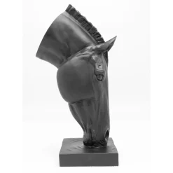 KARE Design Deko & Geschenkartikel-Deko Objekt Horse Face Schwarz 72Cm