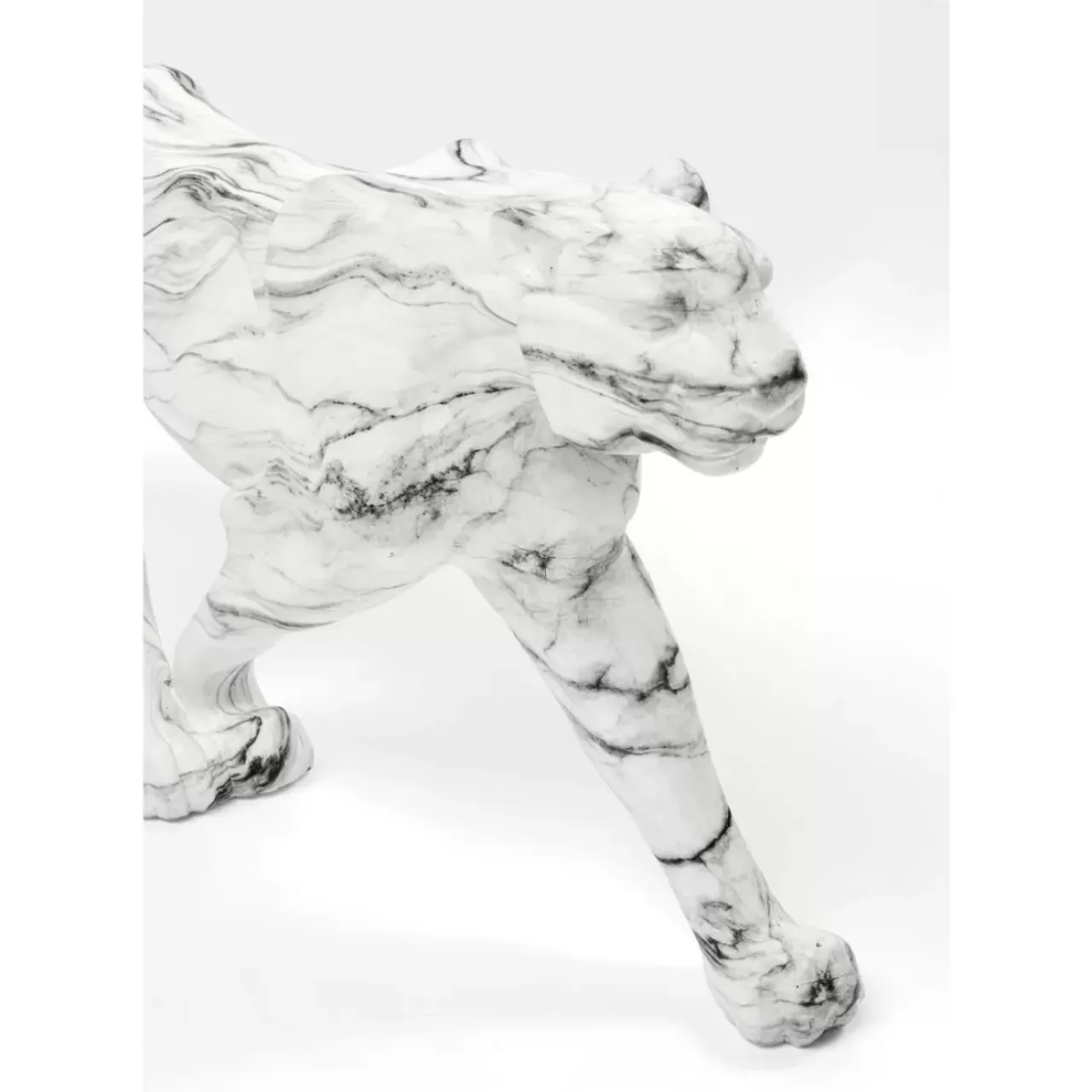 KARE Design Deko & Geschenkartikel-Deko Objekt Leopard Marble 129Cm