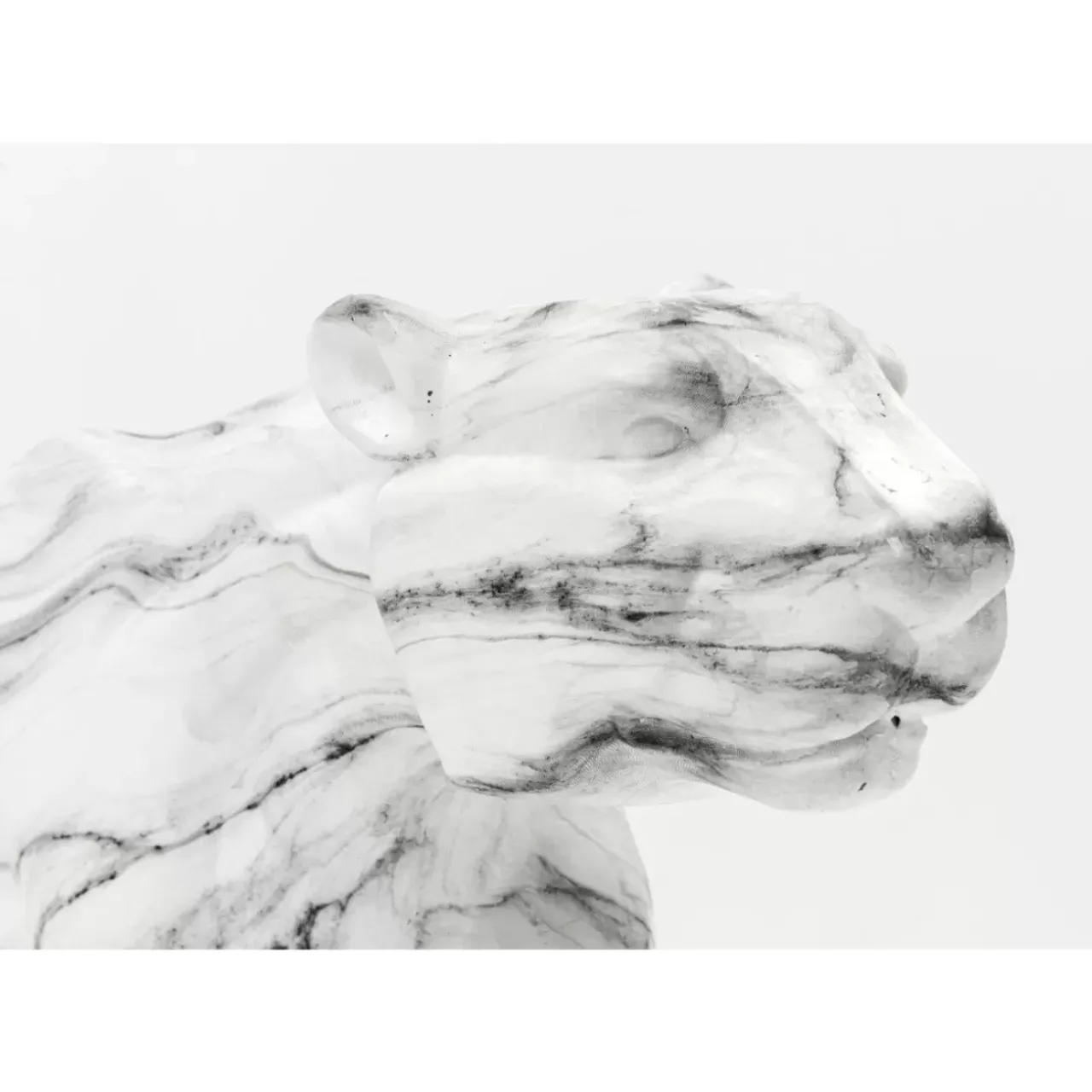 KARE Design Deko & Geschenkartikel-Deko Objekt Leopard Marble 129Cm