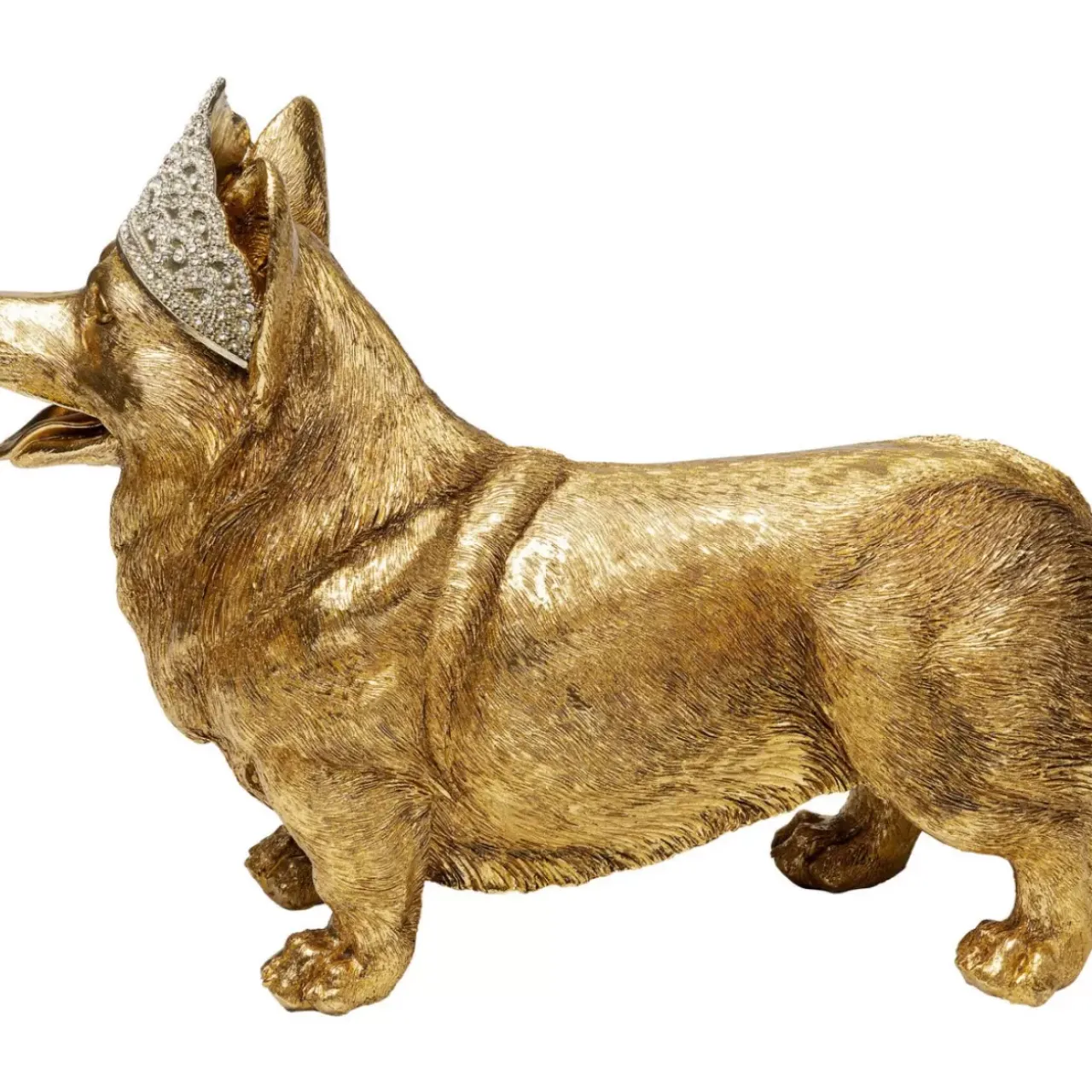 KARE Design Deko & Geschenkartikel-Deko Objekt Royal Standing Corgi