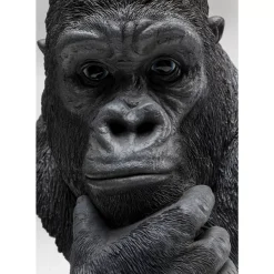 KARE Design Deko & Geschenkartikel-Deko Objekt Thinking Gorilla Head
