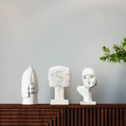 KARE Design Deko & Geschenkartikel-Deko Objekt Thought Weis 27Cm