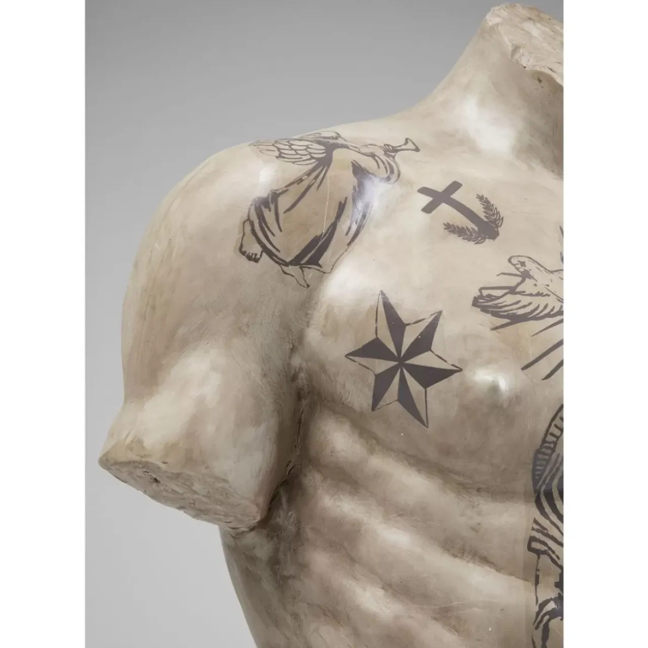 KARE Design Deko & Geschenkartikel-Deko Objekt Torso Tattoo